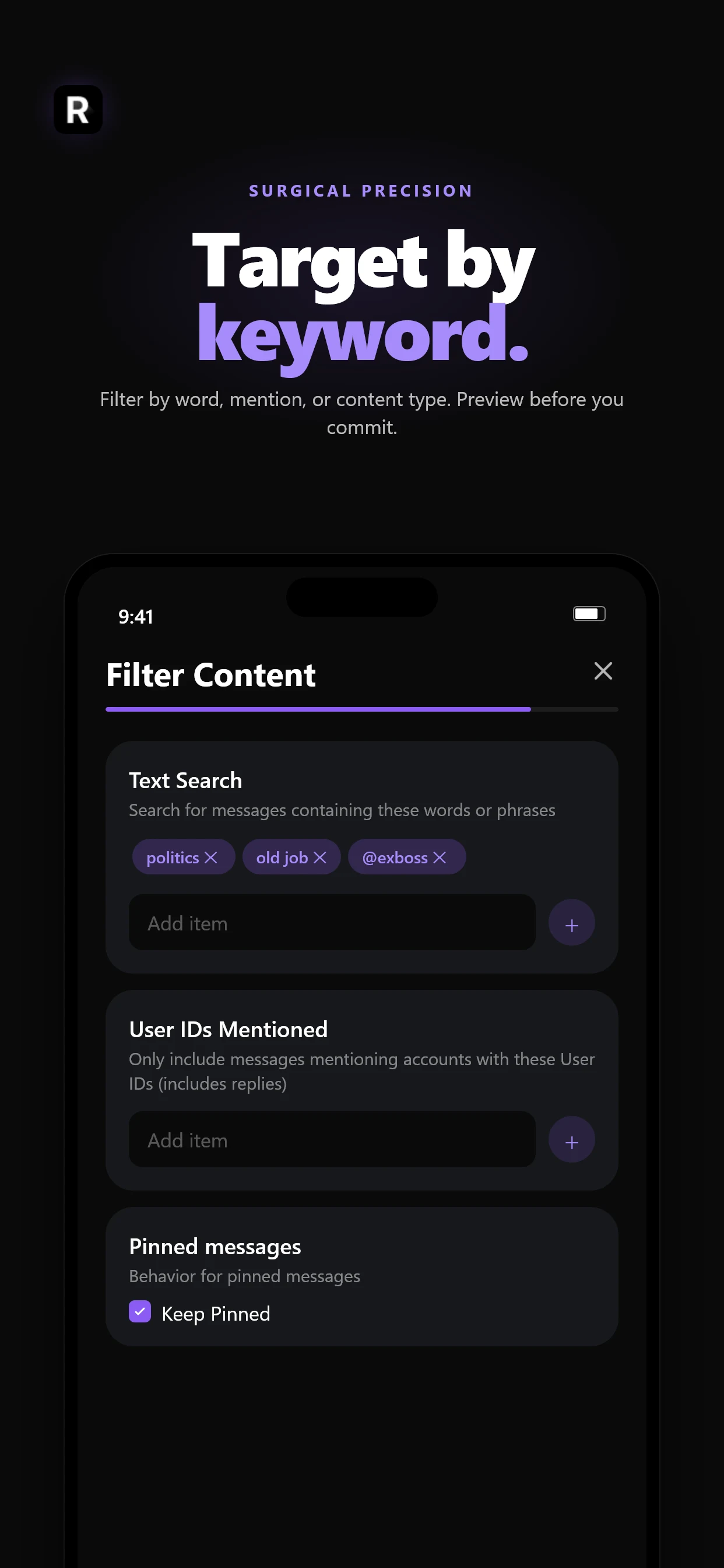 Redact: Delete Tweets & Posts screenshot